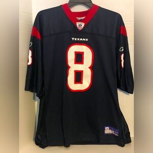 Reebok NFL Jersey Houston Texans Schaub #8 Blue Size X-Large